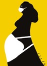 Cartoon: pregnant (small) by alexfalcocartoons tagged pregnant