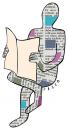 Cartoon: readingnews (small) by alexfalcocartoons tagged readingnews