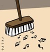 Cartoon: sweeping (small) by alexfalcocartoons tagged sweeping