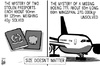 Cartoon: Missing Boeing 777 (small) by sinann tagged boeing,777,mystery,stolen,passports