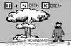Cartoon: North Korea hydrogen bomb (small) by sinann tagged north,korea,hydrogen,bomb,test,detonation