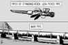 Cartoon: Standing Rock pipes (small) by sinann tagged pipes,peace,war,standing,rock,dakota