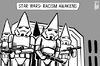 Cartoon: Star Wars racism (small) by sinann tagged star,wars,racism