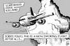 Cartoon: Volcanic flight (small) by sinann tagged volcano ash flight non smoking