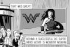Cartoon: Wonder Woman (small) by sinann tagged wonder woman movie dc superhero comics