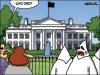Cartoon: Who died? (small) by Nik Titanik tagged barack obama the white house usa john mccain george bush