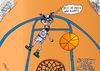 Cartoon: Occupy March Madness (small) by laughzilla tagged ncaa,march,madness,basketball,championship,tournament,sports,college,laughzilla,satire