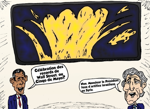 Cartoon: obama kerry caricature politique (medium) by BinaryOptions tagged options,binaires,option,binaire,optionsclick,trader,trading,news,infos,nouvelles,actualites,politique,caricature,comique,webcomic,moyen,orient,israel,syrie