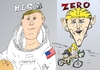 Cartoon: 2 Armstrong caricatures (small) by BinaryOptions tagged binary,option,options,trader,trading,optionsclick,lance,neil,armstrong,cyclist,zero,astronaut,apollo,hero,moon,news,financial,editorial,business,space,sports,celebrity,celebrities,caricature,cartoon,comic,satire