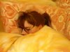 Cartoon: Sewwt dreams (small) by KatrinKaciOui tagged träumen schlafen erholen kuschelig friedlich portrait mädchen oronge gelb bettwäsche