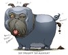 Cartoon: Der Inbegriff der Ausgeburt (small) by wambolt tagged hund,mops,humor