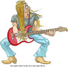 Cartoon: Heavy Metal (small) by wambolt tagged rock,guitar,cartoon