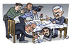 Cartoon: MD nigotiation (small) by ramzytaweel tagged palestine israel hamas negotiation