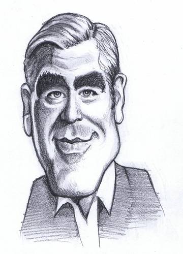 Cartoon: George Clooney (medium) by Alleycatsgarden tagged george,clooney