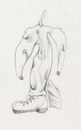 Cartoon: doodle (small) by vokoban tagged pencil,drawing,doodle,scribble,dog,monster,creature