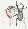 Cartoon: untitled (small) by vokoban tagged beetle bug fat freak