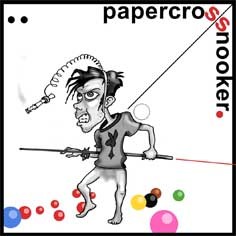 Cartoon: papercross (medium) by gamez tagged snooker,billard,game,papercross,billfy,dude,luiji,billy,debili,idiot,sooka,czesc