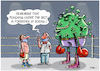 Cartoon: Boxing challenge (small) by Ridha Ridha tagged boxing,challenge,corona,scientist,ridha,cartoon