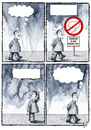 Cartoon: THINKING IS NOT PERMITTED (small) by Ridha Ridha tagged thinking,is,not,permitted,cartoon,by,ridha