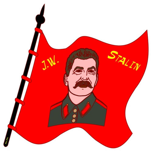 Cartoon: Rote Fahne (medium) by symbolfuzzy tagged stalin,fahne,rote,sozialismus,kommunismus,logos,logo,symbole,symbolfuzzy