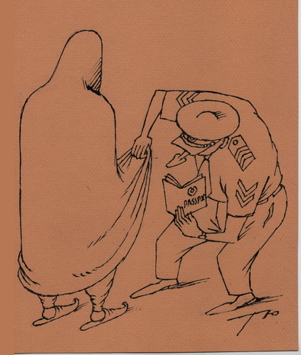 Cartoon: Burqa (medium) by tunin-s tagged burqa,ban