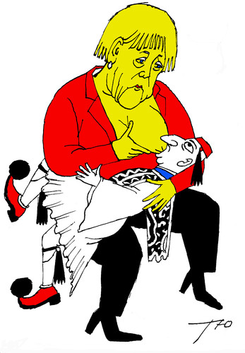 Cartoon: Mutti (medium) by tunin-s tagged merkel,mutti