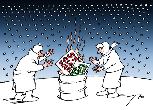 Cartoon: Stop global warming (medium) by tunin-s tagged stop,global,warming