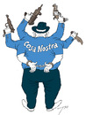 Cartoon: La Cosa Nostra (small) by tunin-s tagged mafioso