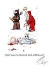 Cartoon: Frohen Nikolaustag! (small) by Carlo Büchner tagged nikolaus,2013,dezember,weihnachten,winter,knecht,ruprecht,bischof,santa,carlo,büchner,arts,geschenke,bestrafung,kinder,brav,böse