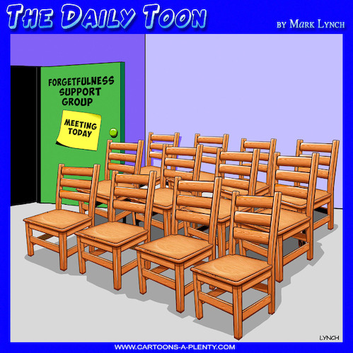 Cartoon: Amnesia (medium) by toons tagged forgetful,lost,memory,support,groups,forgetful,lost,memory,support,groups