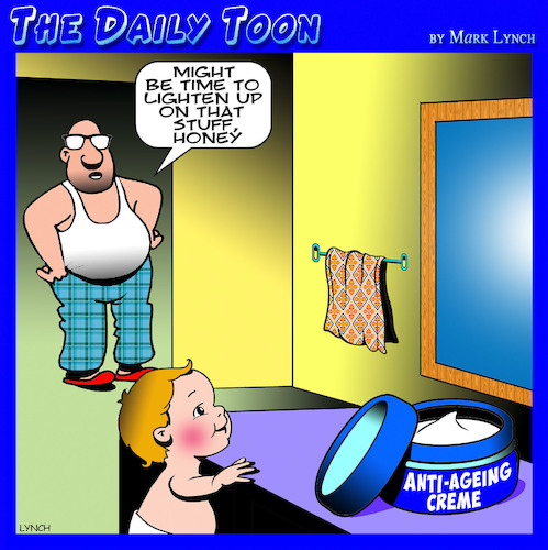 Cartoon: Anti ageing creme (medium) by toons tagged staying,young,fountain,of,youth,face,creams,ageing,staying,young,fountain,of,youth,face,creams,ageing
