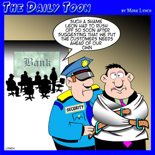Cartoon: Banks (medium) by toons tagged bank,profits,bank,profits