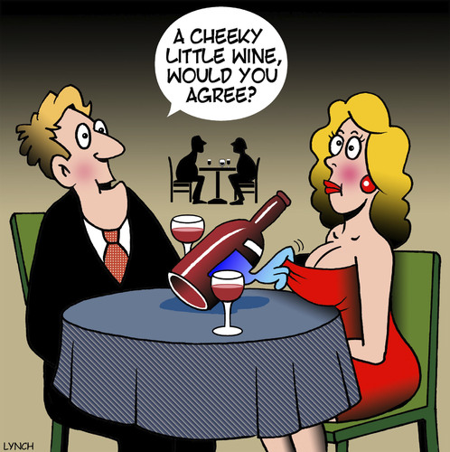 Cartoon: Cheeky little wine (medium) by toons tagged wine,connoisoir,tasting,cleavage,breasts,making,reatauarants,consumption,food,wine,connoisoir,tasting,cleavage,breasts,making,reatauarants,consumption,food