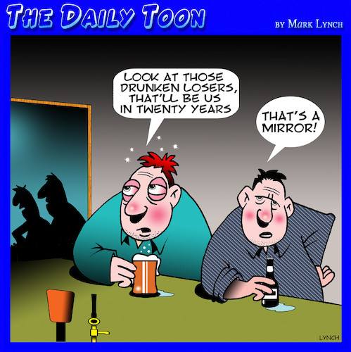 Cartoon: Drinking buddies (medium) by toons tagged drunks,alcohol,the,future,old,age,pensioners,drunks,alcohol,the,future,old,age,pensioners