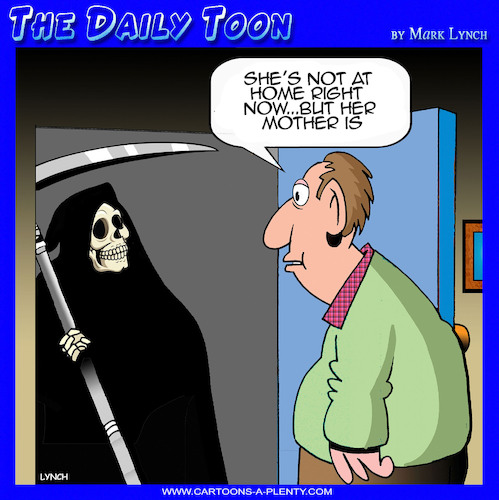 Cartoon: Grim Reaper (medium) by toons tagged angel,of,death,mother,in,law,reaper,angel,of,death,mother,in,law,reaper