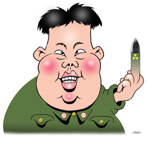 Cartoon: Kim Jong-un (medium) by toons tagged north,korea,kim,jong,un,nuclear,weapons,holicost,hermit,state,atomic,option,donald,trump,north,korea,kim,jong,un,nuclear,weapons,holicost,hermit,state,atomic,option,donald,trump