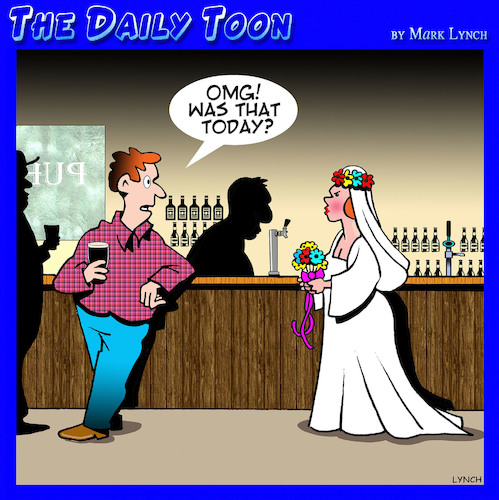 Cartoon: Late for the wedding (medium) by toons tagged wedding,stag,night,bride,wedding,stag,night,bride