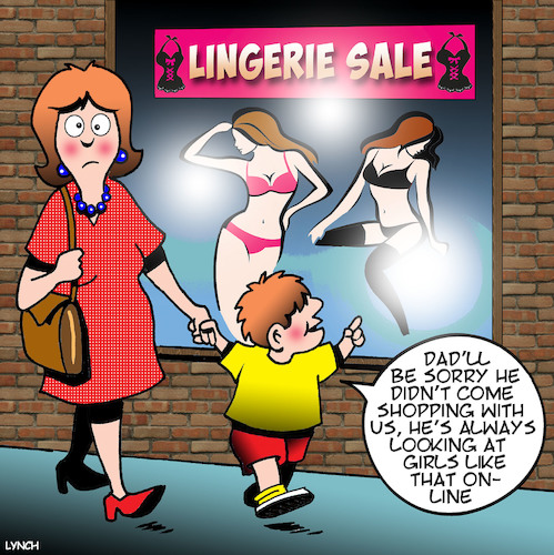 Cartoon: Lingerie (medium) by toons tagged online,lingerie,womans,underwear,knickers,bra,and,panties,stockings,online,sex,lingerie,womans,underwear,knickers,bra,and,panties,stockings