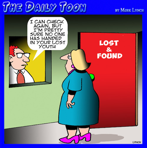 Cartoon: Lost youth (medium) by toons tagged lost,and,found,youth,lost,and,found,youth