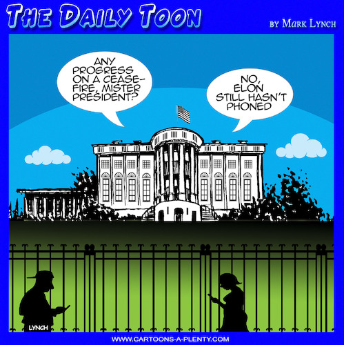 Cartoon: Muak Trump (medium) by toons tagged elon,musk,bromance,donald,trump,elon,musk,bromance,donald,trump