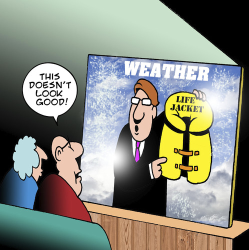 Cartoon: Not good (medium) by toons tagged weather,life,jacket,rain