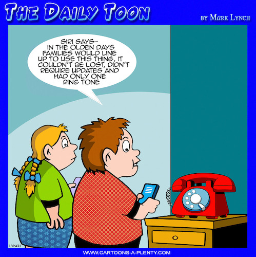 Cartoon: Old phones (medium) by toons tagged antiques,dial,tones,ancient,phones,antiques,dial,tones,ancient,phones