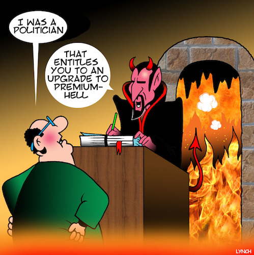 Politician in hell