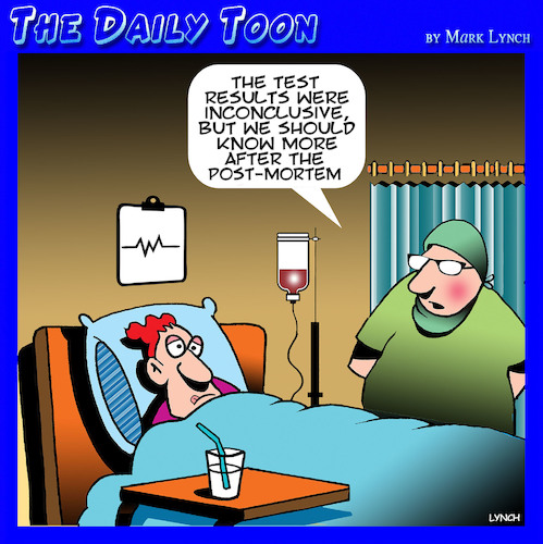 Cartoon: Post mortem (medium) by toons tagged autopsy,medical,tests,hospitals,autopsy,medical,tests,hospitals