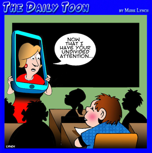 Cartoon: Screen addiction (medium) by toons tagged teachers,education,screen,time,smartphones,phone,addiction,kids,classrooms,teachers,education,screen,time,smartphones,phone,addiction,kids,classrooms