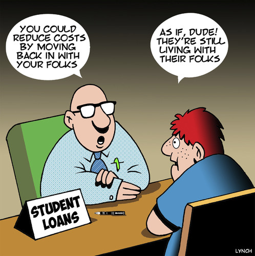 Cartoon: Student loans (medium) by toons tagged student,loans,university,education,debt,student,loans,university,education,debt