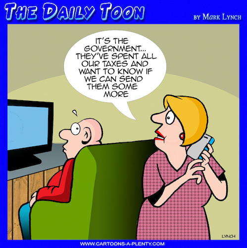 Cartoon: Tax time (medium) by toons tagged taxes,taxing,government,spending,deficits,overspending,taxes,taxing,government,spending,deficits,overspending