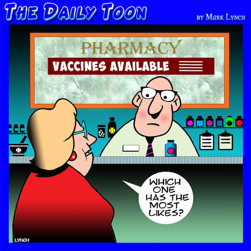 Cartoon: Vaccine types (medium) by toons tagged vaccines,covid,pharmacy,likes,friend,requests,vaccines,covid,pharmacy,likes,friend,requests