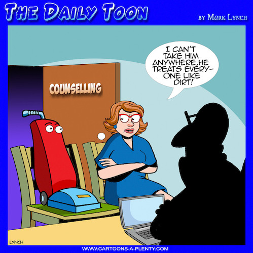 Cartoon: vacuum (medium) by toons tagged marriage,councilor,problems,couples,threapy,marriage,councilor,problems,couples,threapy