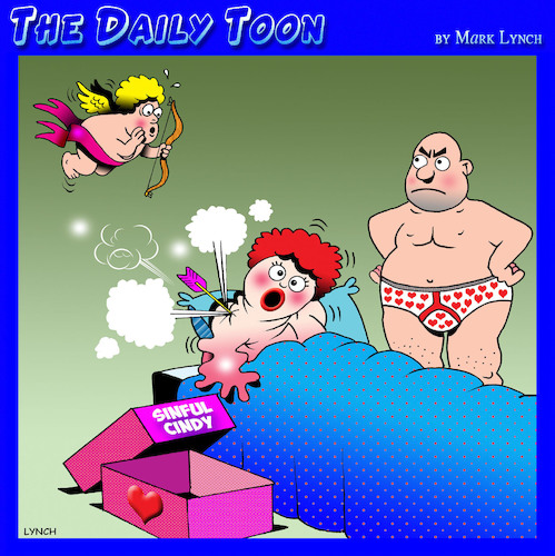 Cartoon: Valentines day (medium) by toons tagged blow,up,doll,cupid,blow,up,doll,sex,cupid